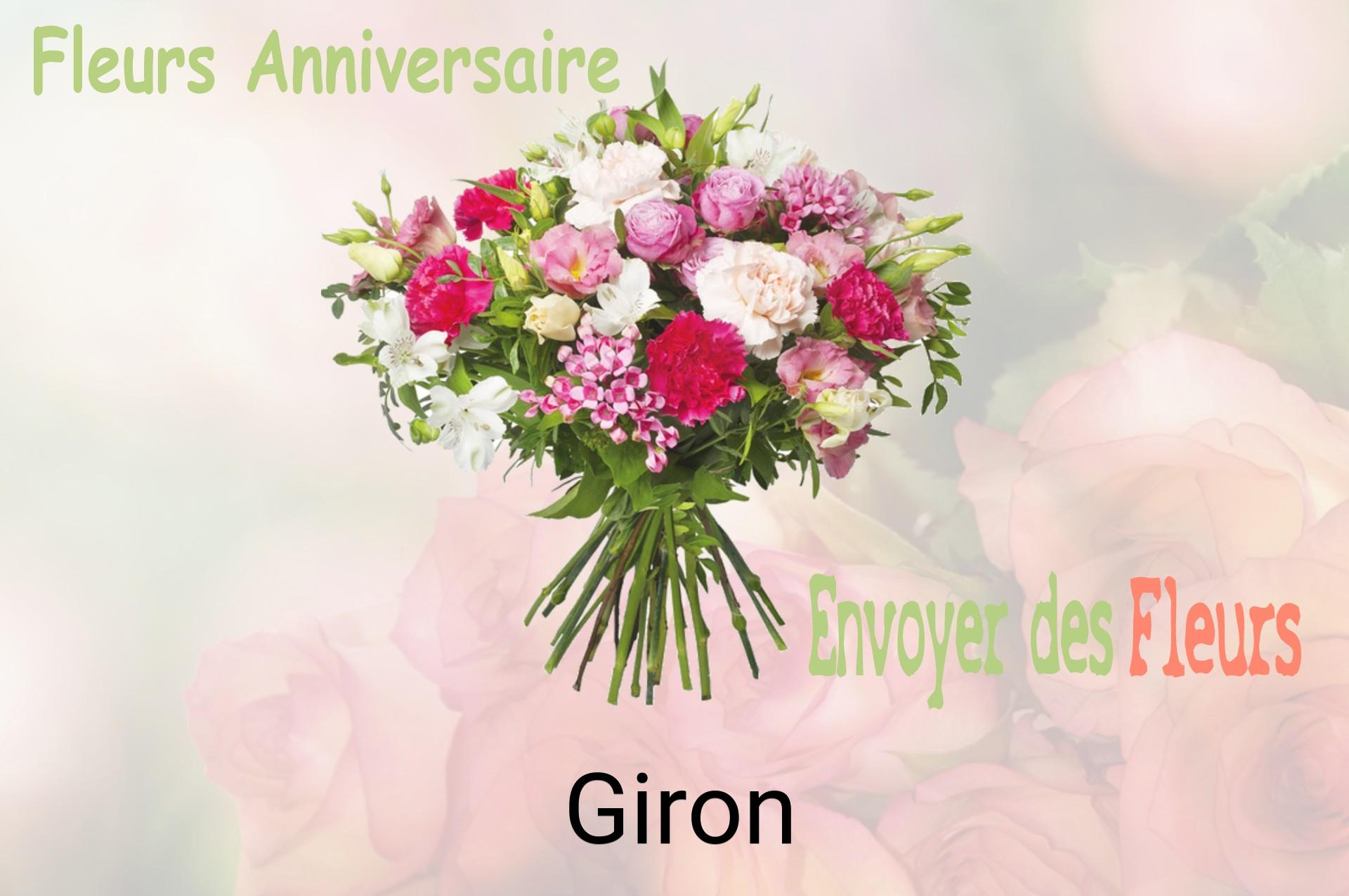 Bouquet de fleurs d’anniversaire livré à Giron