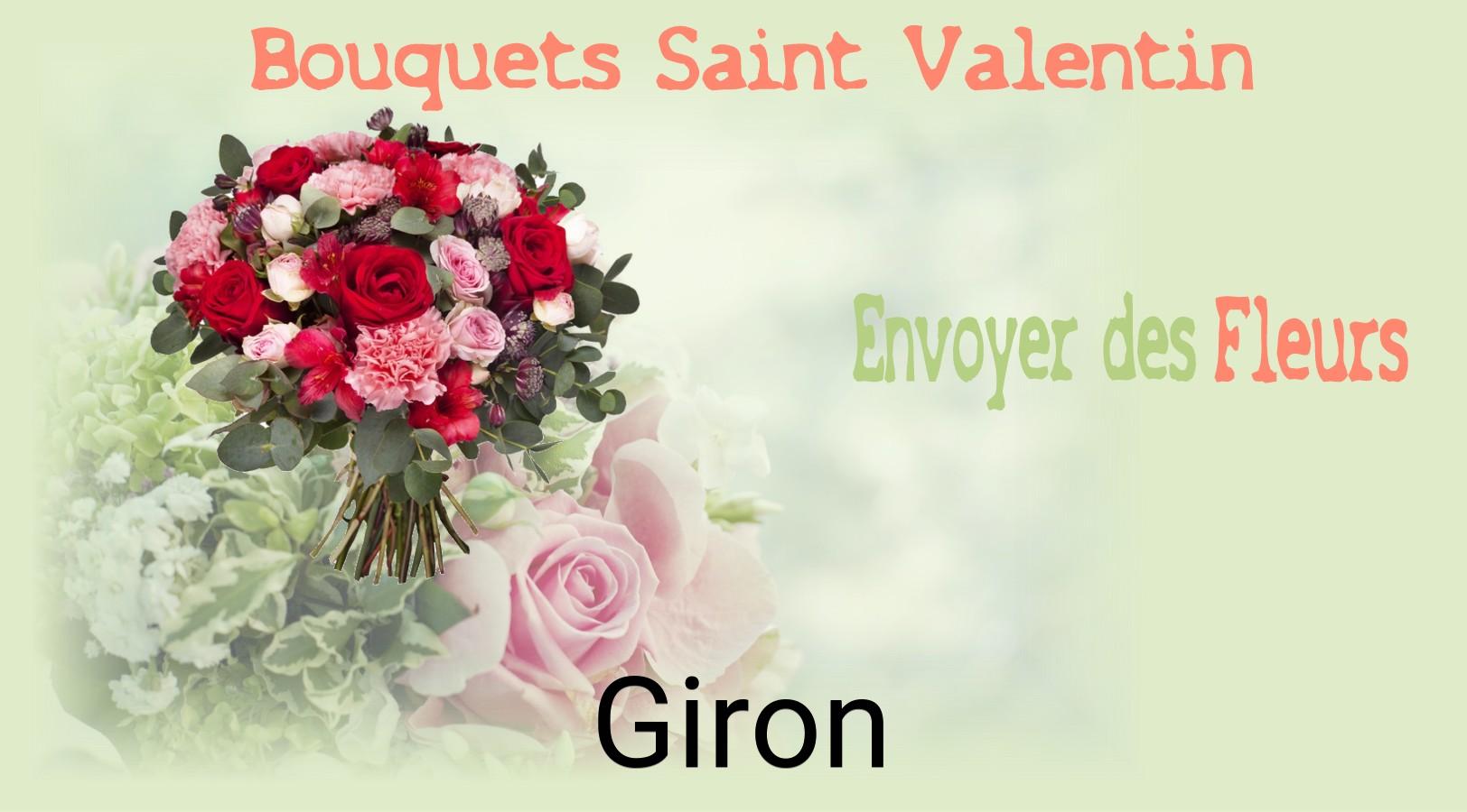 Roses de Saint-Valentin livrées à Giron